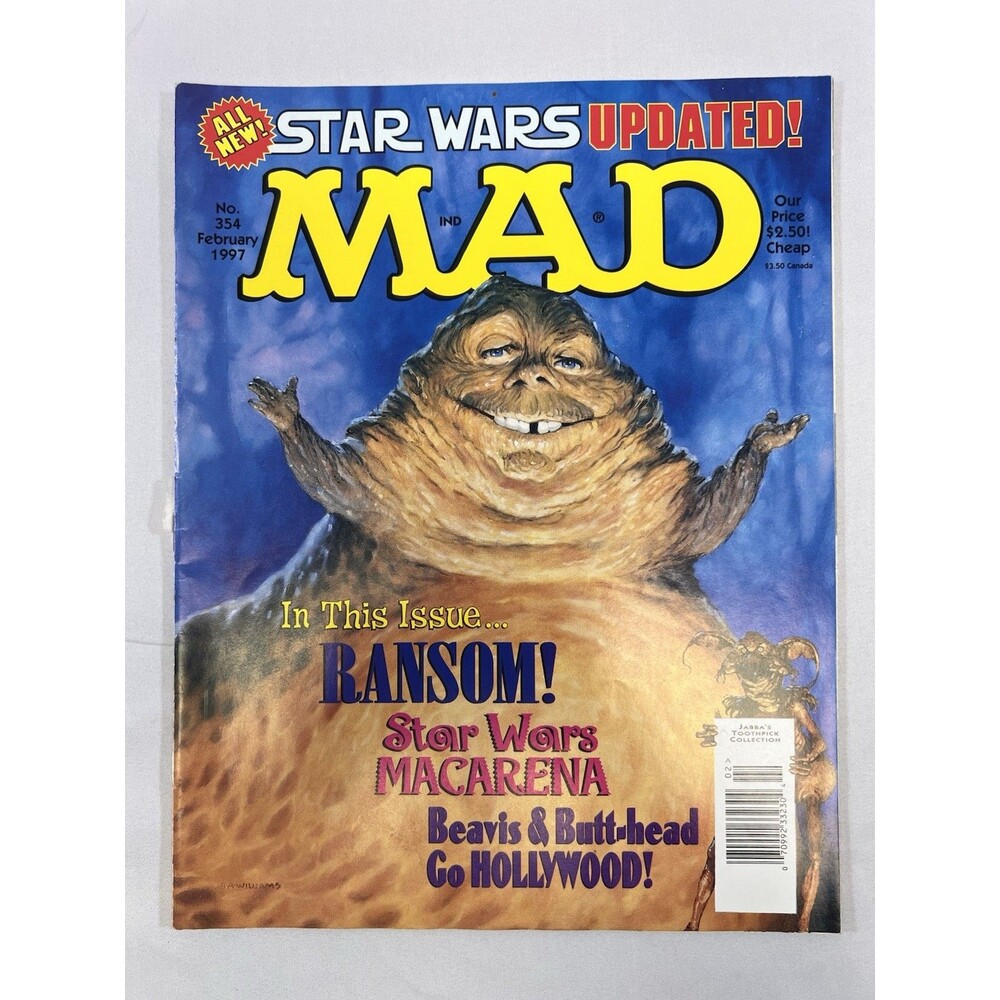 Vintage Original MAD Magazine #354 February 1997 Star Wars Updated